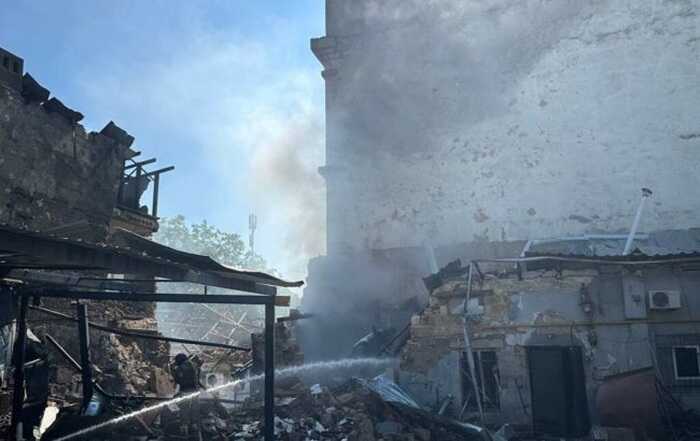 В мережі показали наслідки удару ворожими дронами Миколаєва